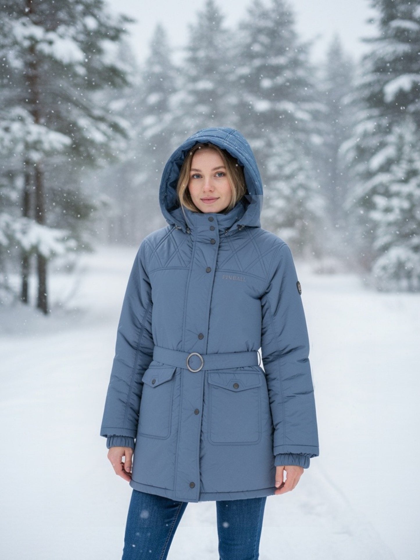 Women Thermal Jacket - Blue