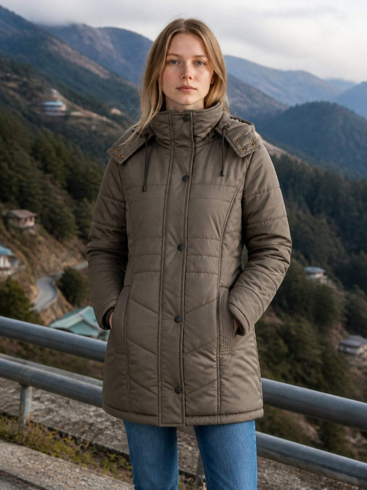Detachable Ladies Thermal Jacket